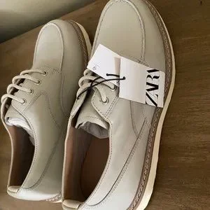 Zara | Shoes | New With Tags Zara Man Lug Soles Shoes Beige  display picture 1